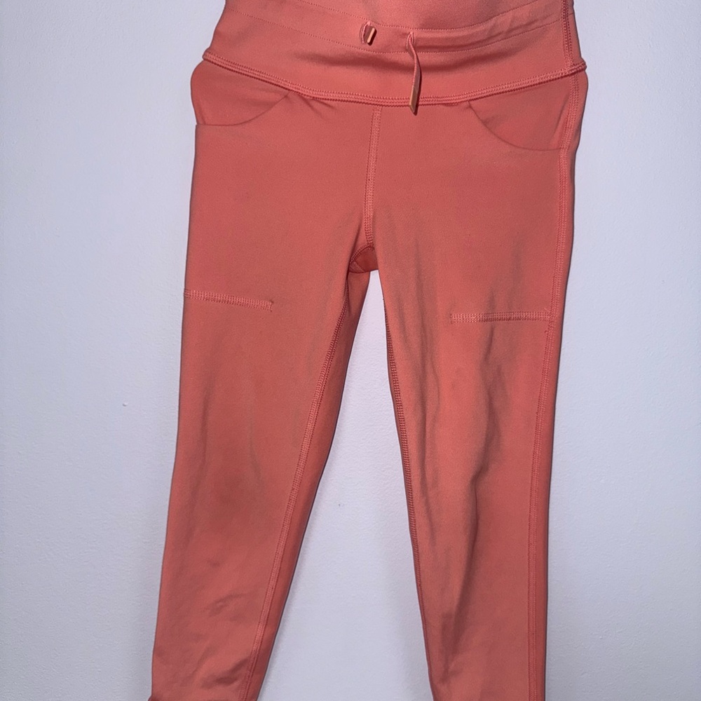 All in Motion Coral Leggings for Active Wear girls 6